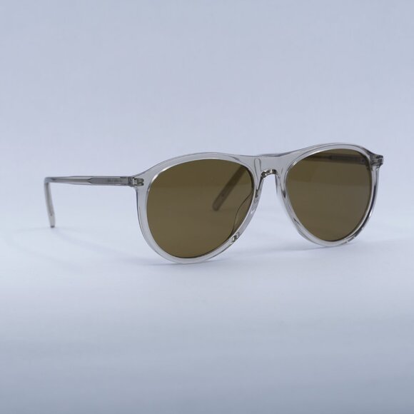 🕶️ New Saint Laurent SL667 004 Sunglasses - Transparent Beige Frame - Picture 4 of 11